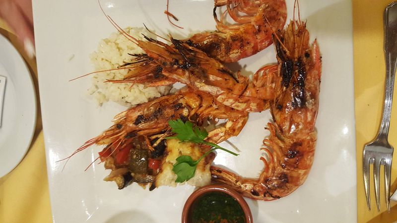 Gambas grillées à Marseille