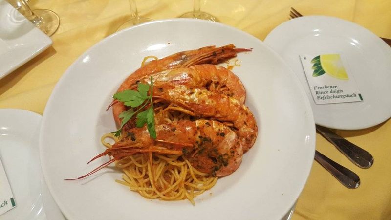 Spaghetti aux Gambas à Marseille